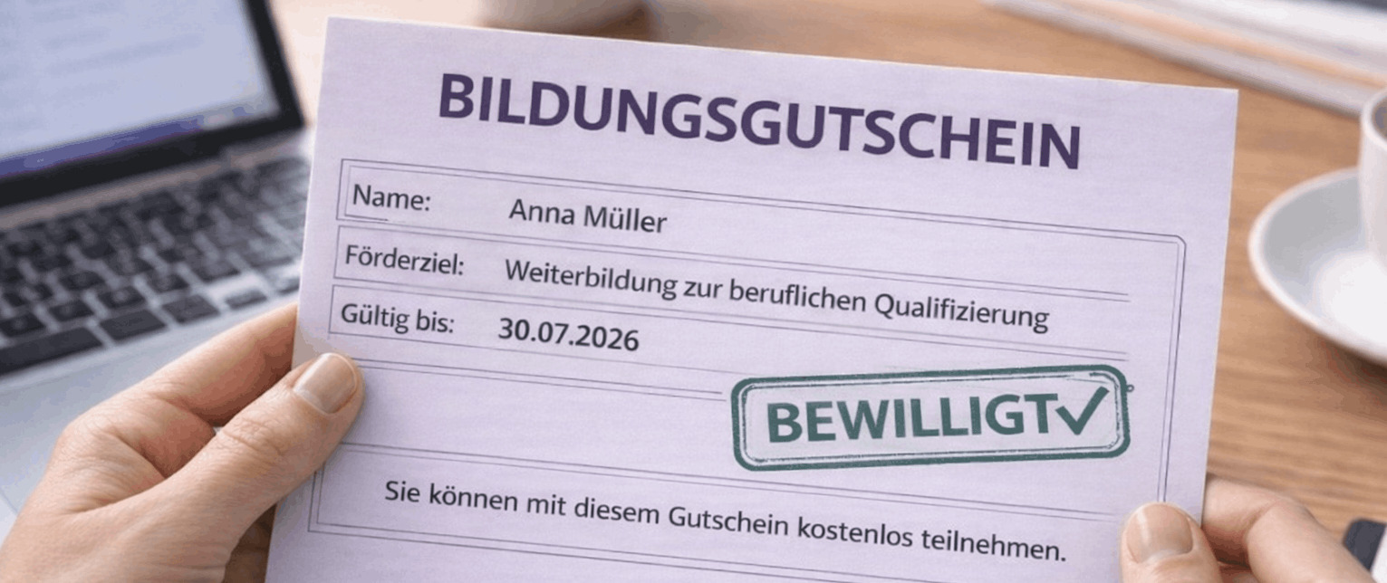 Bildungsgutschein beantragen - Neustart mit staatlicher Förderung