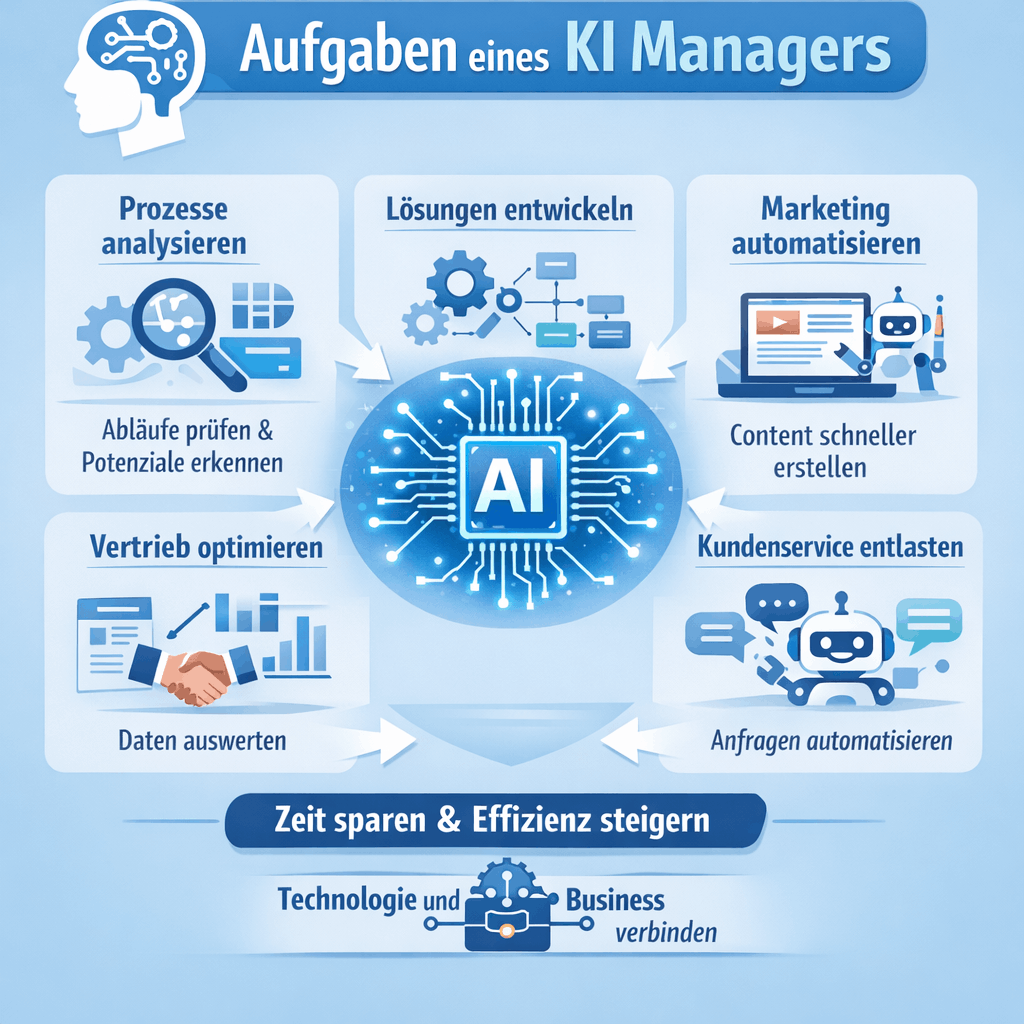 Typische Aufgaben eines KI Managers im Überblick