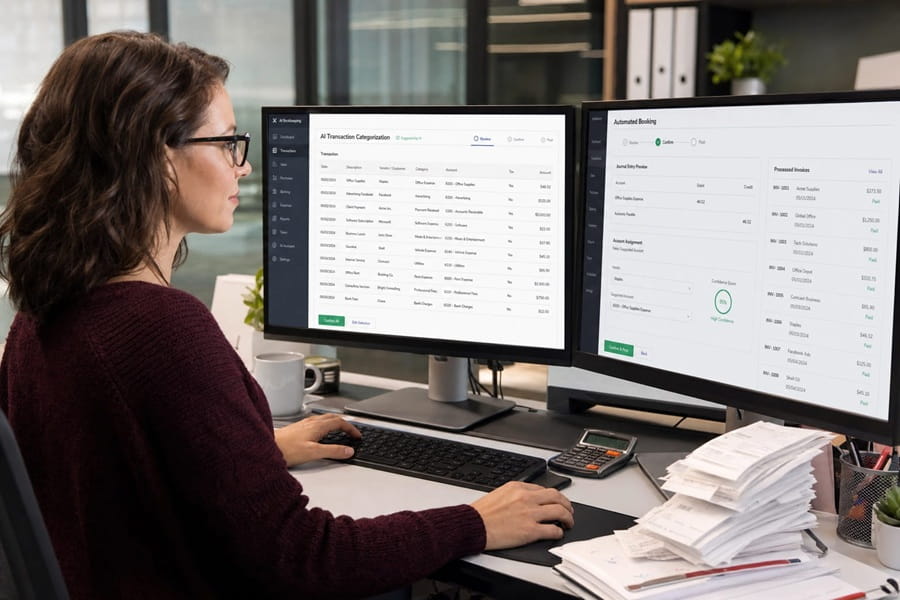 Automatisierte Buchungsvorgänge durch KI-Systeme in der modernen Buchhaltung